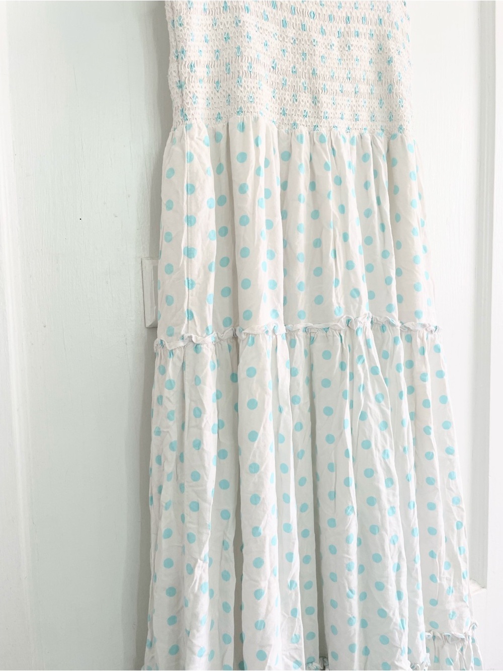 Araminta James Positano Tiered Polka Dot Maxi Dress S - Picture 11 of 13